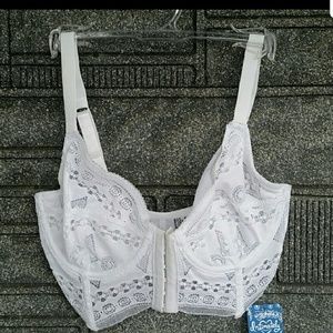 Fee people black  lacey bustier, 32 C